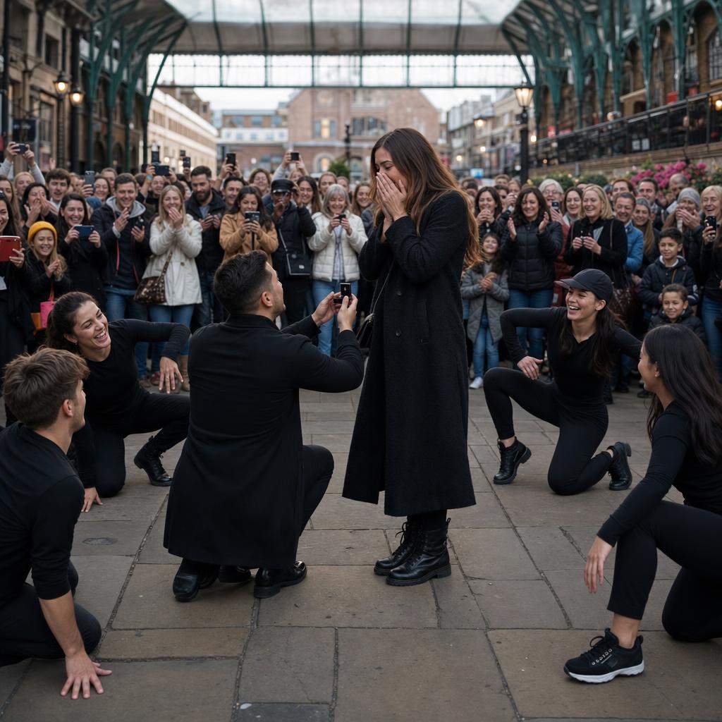Surprise - marriage proposal in London