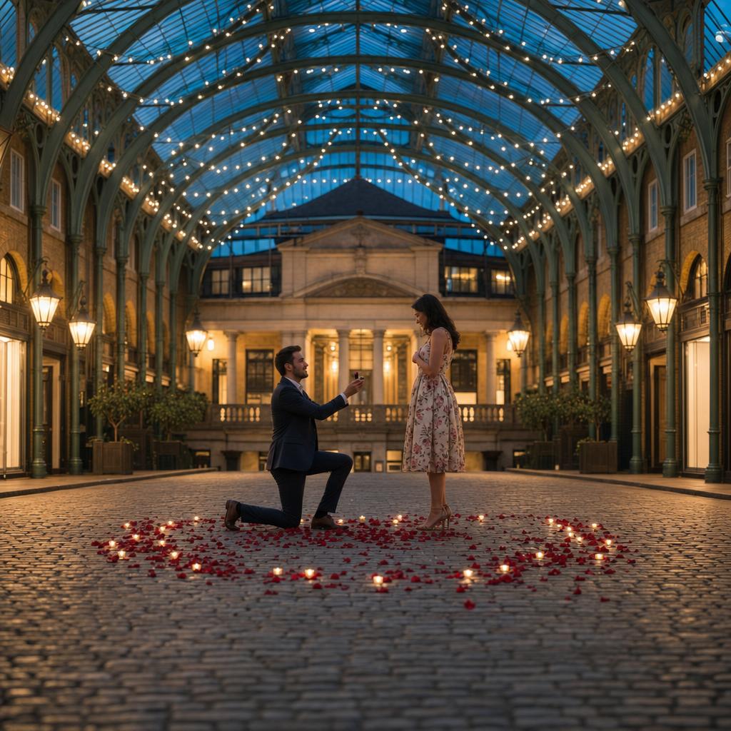 Private covent garden - marriage proposal in London