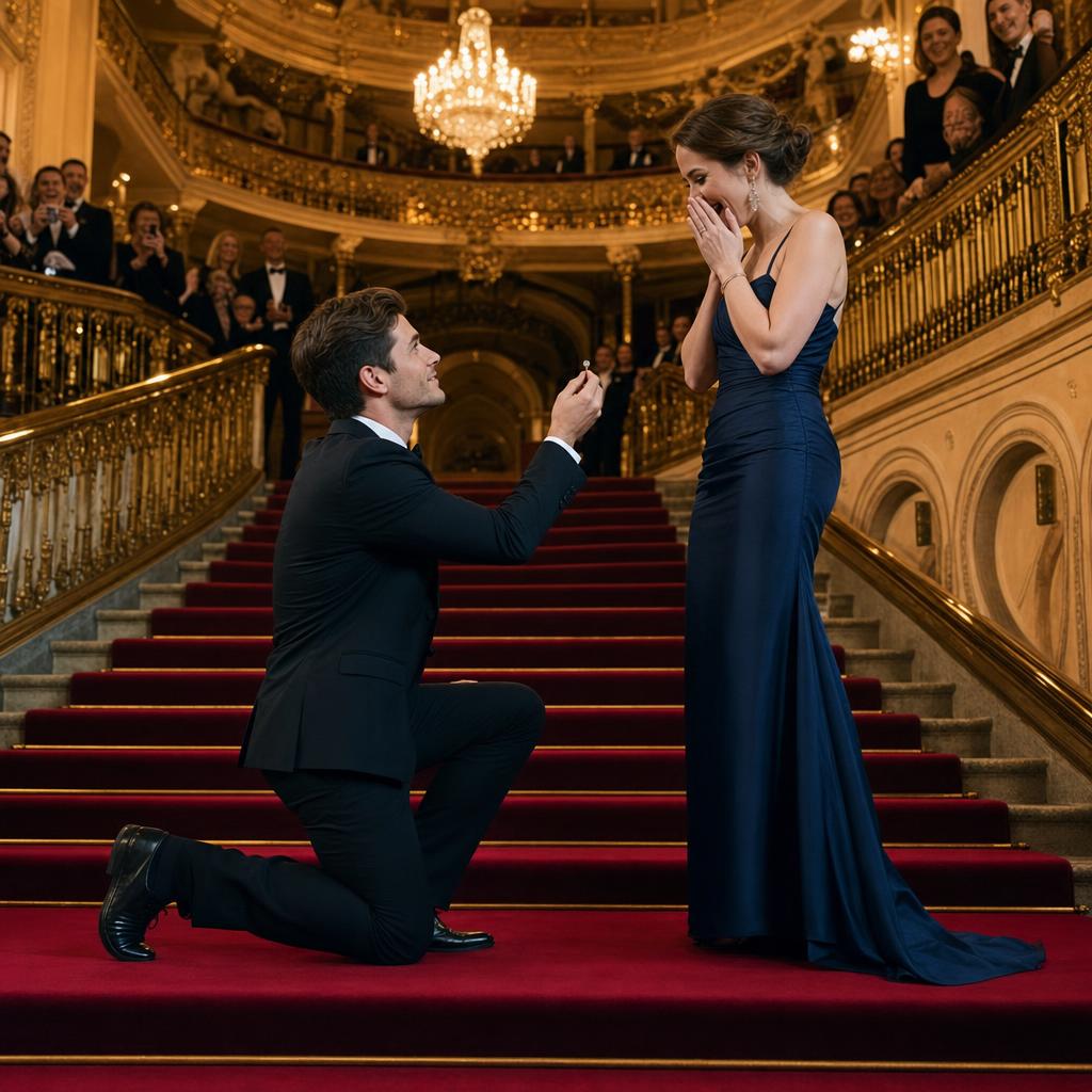 Royal Opera House - marriage proposal in London