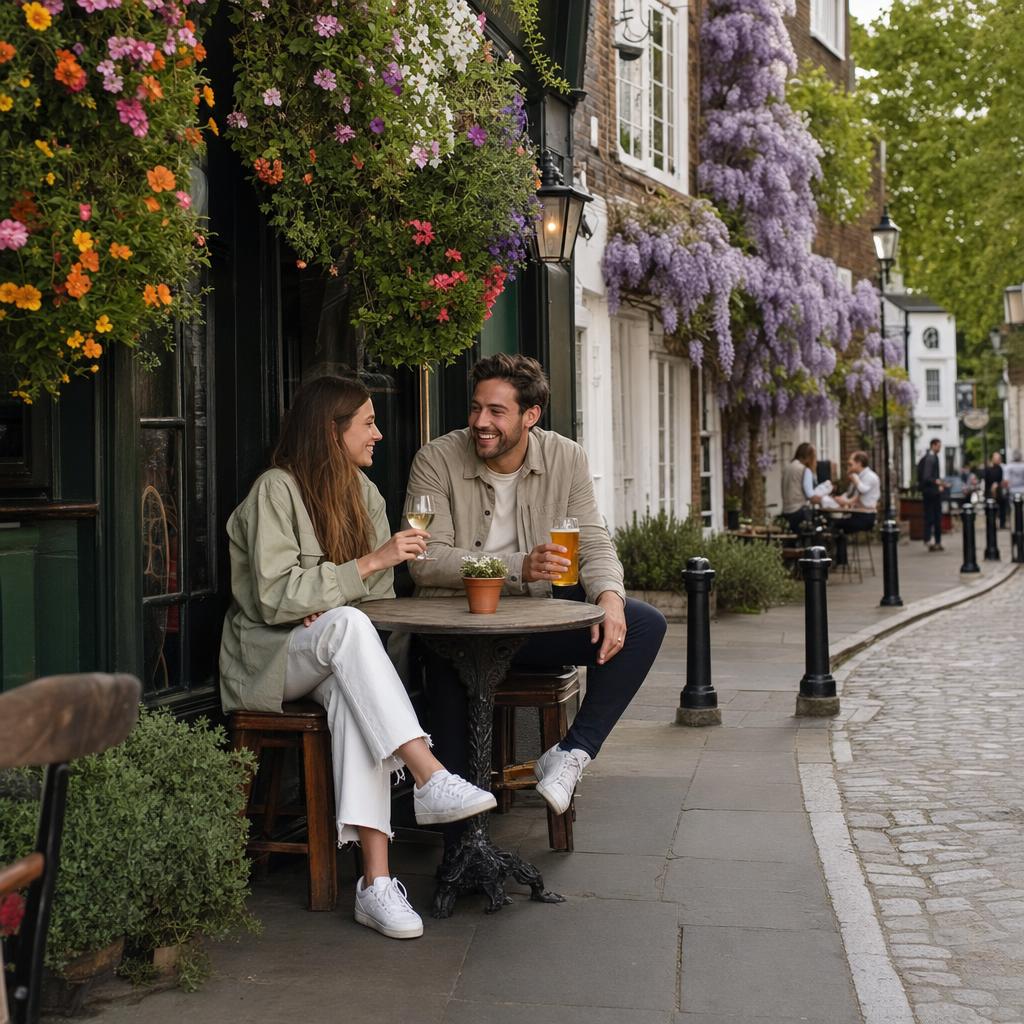 In Hampstead Village - marriage proposal in London