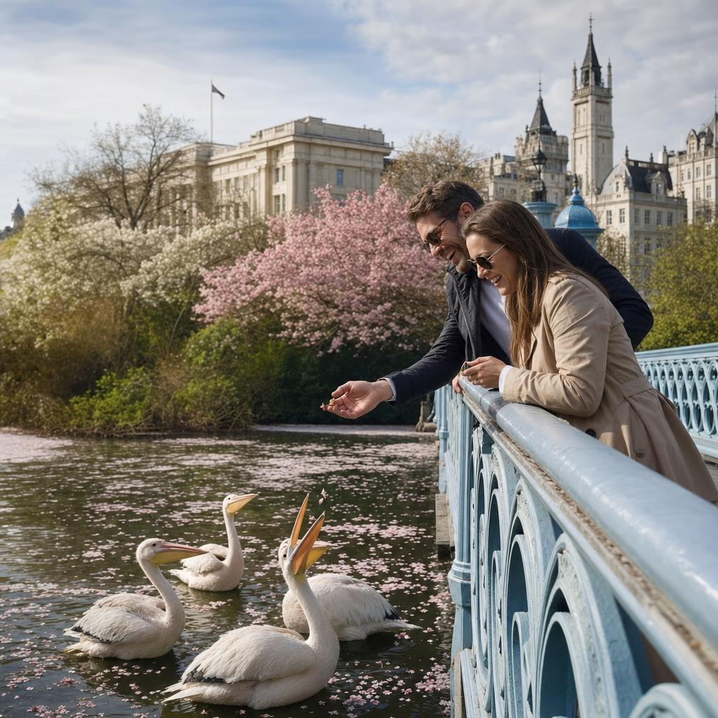 In St. James's Park - marriage proposal in London