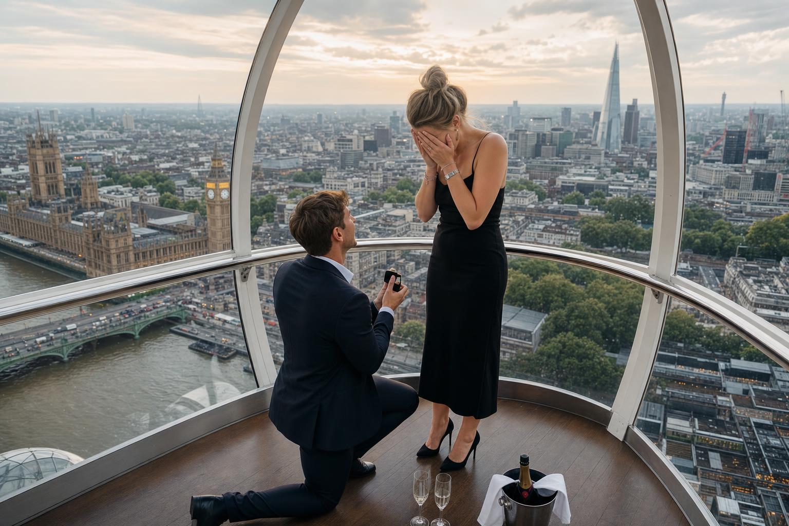 The Ultimate London Eye Proposal: A Romantic Experience Above the City