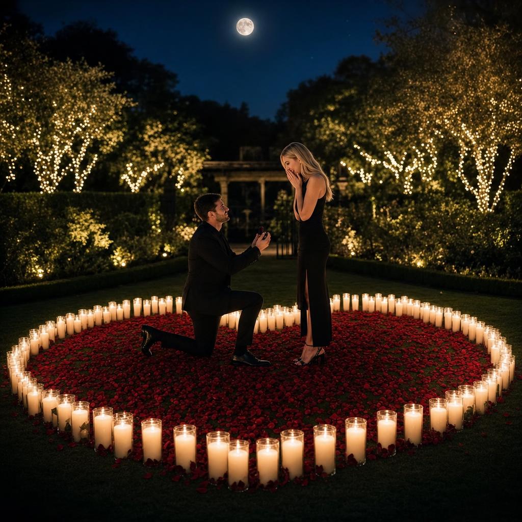 Romantic - marriage proposal in London